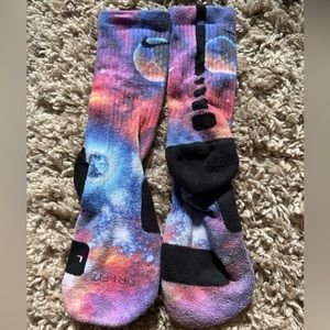 Rare Nike outer space elite socks